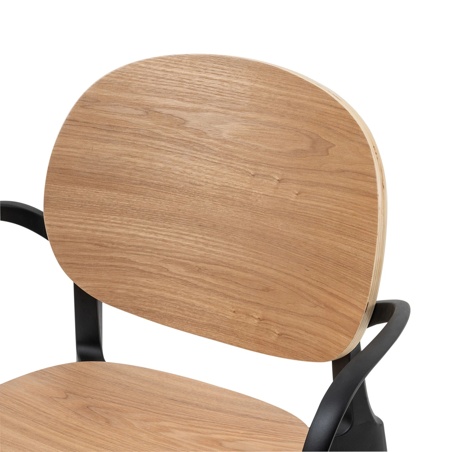 Studio Copenhagen Chaises à accoudoirs Day (lot de 2) - Contreplaqué / Matière plastique - Imitation chêne / Noir 13 Studio Copenhagen Chaises à accoudoirs Day (lot de 2) - Contreplaqué / Matière plastique - Imitation chêne / Noir – Image 11