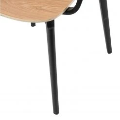 Studio Copenhagen Chaises à accoudoirs Day (lot de 2) - Contreplaqué / Matière plastique - Imitation chêne / Noir 28 Studio Copenhagen Chaises à accoudoirs Day (lot de 2) - Contreplaqué / Matière plastique - Imitation chêne / Noir -Chaises Soldes 1000273479 220420 055 DETAILS P000000001000273479