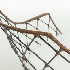 Ars manufacti Chaises Edison (lot de 2) - Rotin / Acier - Marron clair / Anthracite -Chaises Soldes 1000274216 210618 10464200108 DETAILS P000000001000274216