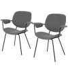 Mørteens Chaises à accoudoirs Nella (lot de 2) - Gris -Chaises Soldes 1000274223 210618 10464200151 IMAGE P000000001000274223