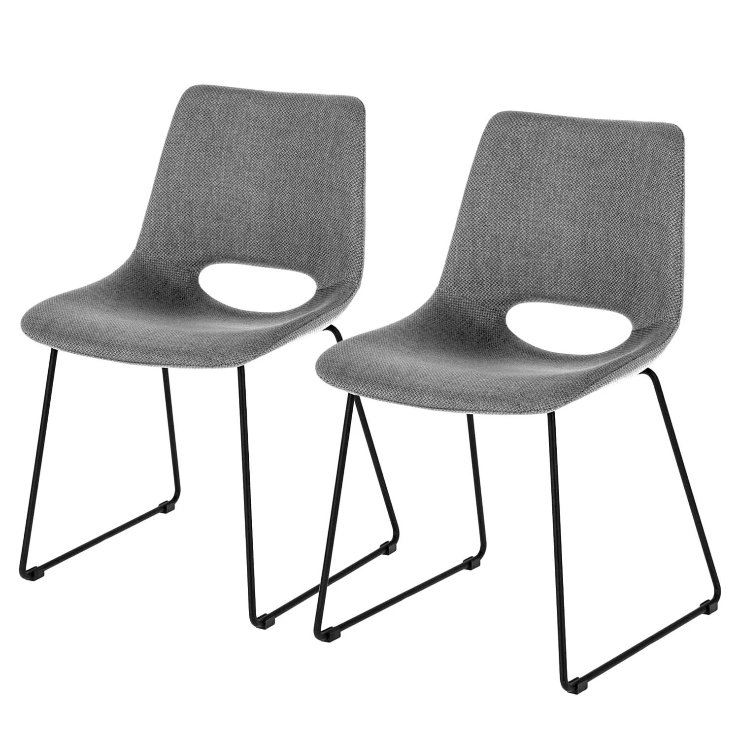 Mørteens Chaises Zara II (lot de 2) - Gris clair 3 Mørteens Chaises Zara II (lot de 2) - Gris clair