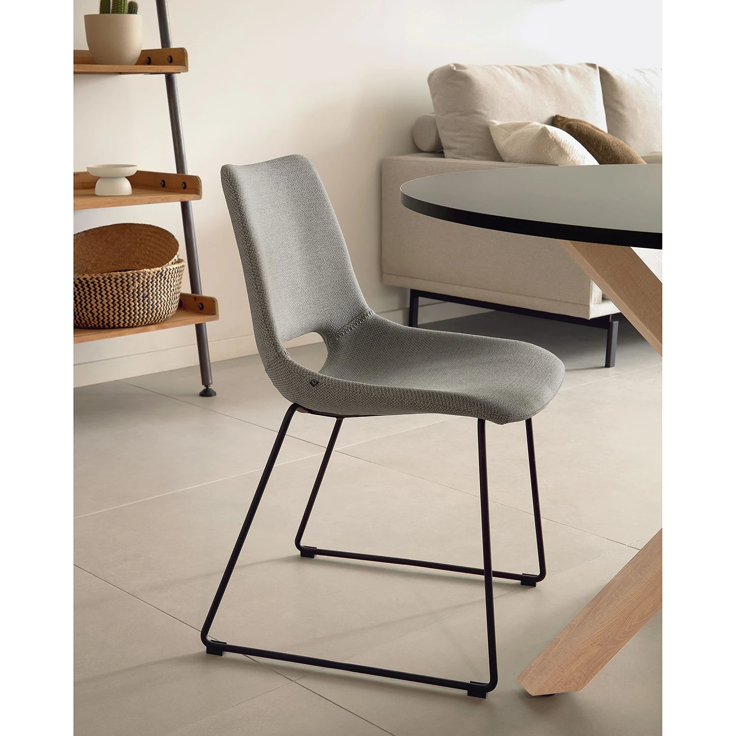 Mørteens Chaises Zara II (lot de 2) - Gris clair 5 Mørteens Chaises Zara II (lot de 2) - Gris clair – Image 3