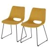 Fredriks Chaises Zara (lot de 2) - Jaune moutarde -Chaises Soldes 1000274232 210618 10464400237 IMAGE P000000001000274232