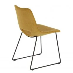 Fredriks Chaises Zara (lot de 2) - Jaune moutarde -Chaises Soldes 1000274232 210618 10464400242 DETAILS P000000001000274232