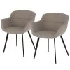 Jack & Alice Chaises à accoudoirs Nala (lot de 2) - Gris -Chaises Soldes 1000274233 210618 10464400246 IMAGE P000000001000274233