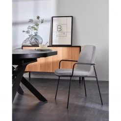 Fredriks Chaises à accoudoirs Gina (lot de 2) - Gris 16 Fredriks Chaises à accoudoirs Gina (lot de 2) - Gris -Chaises Soldes 1000274236 210618 10464500277 MOOD DETAILS P000000001000274236 mood