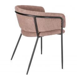 Jack & Alice Chaises accoudoirs Vilhena IV (lot de 2) - Velours côtelé - Rose vieilli -Chaises Soldes 1000274237 210618 10464500289 DETAILS P000000001000274237