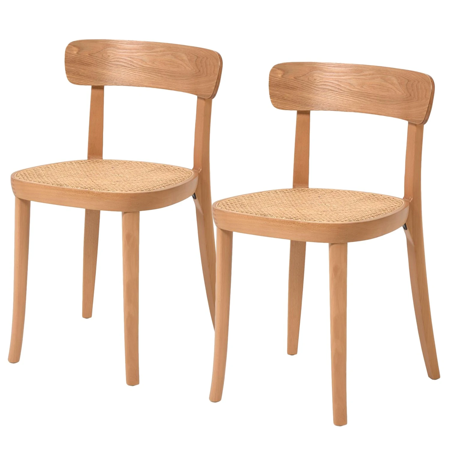 Mørteens Chaises Rom (lot de 2) - Hêtre naturel verni 3 Mørteens Chaises Rom (lot de 2) - Hêtre naturel verni