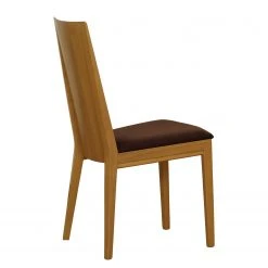 Norrwood Chaises Atla (lot de 2) - Tissu / Chêne massif - Café / Chêne -Chaises Soldes 1000274309 210709 14175000085 DETAILS P000000001000274309