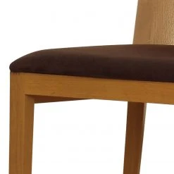 Norrwood Chaises Atla (lot de 2) - Tissu / Chêne massif - Café / Chêne -Chaises Soldes 1000274309 210709 14175000088 DETAILS P000000001000274309