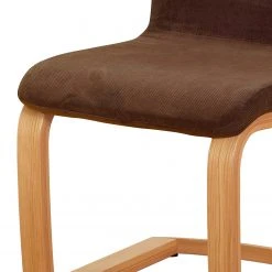 Norrwood Chaises cantilever Rowena (lot de 2) - Tissu / Hêtre massif - Tabac / Hêtre -Chaises Soldes 1000274310 210709 14175100094 DETAILS P000000001000274310