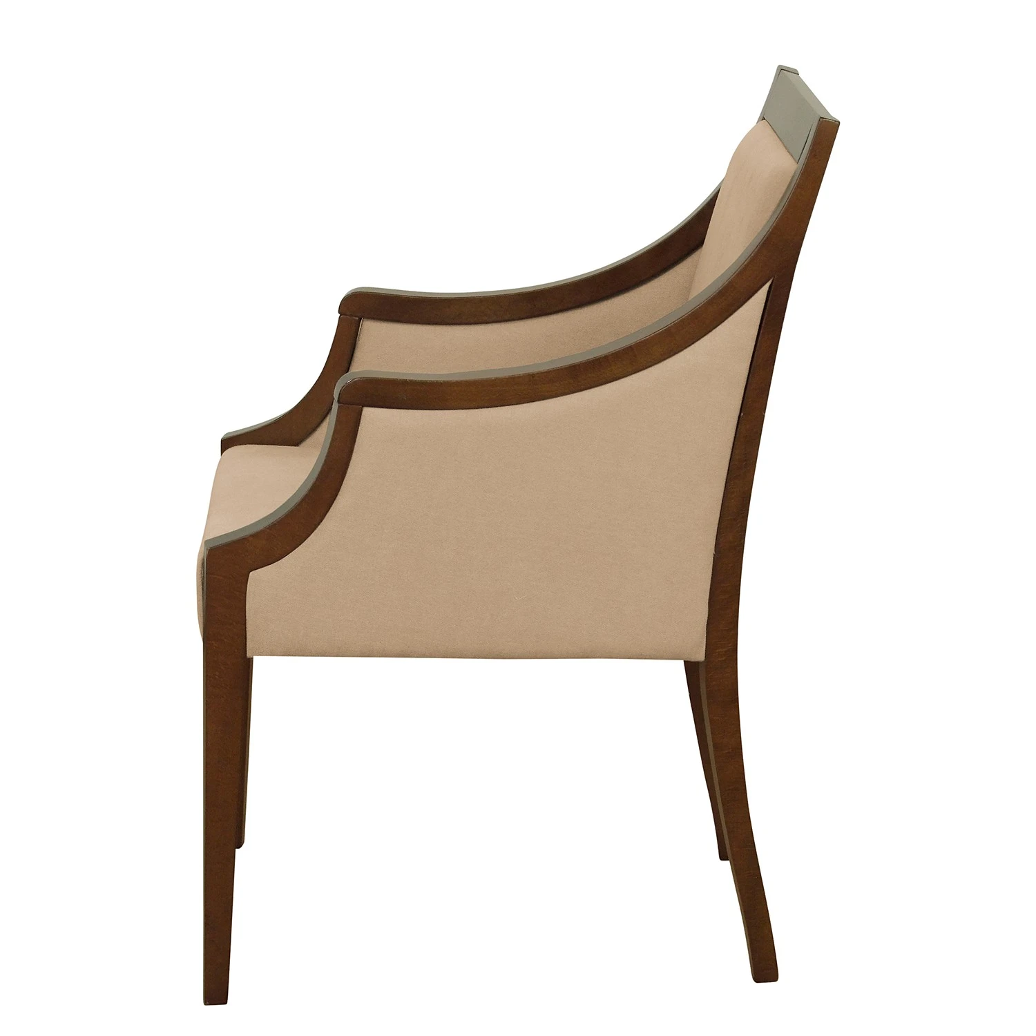 Velvet Studio Chaise à accoudoirs Tofino - Tissu / Hêtre massif - Camel / Hêtre 7 Velvet Studio Chaise à accoudoirs Tofino - Tissu / Hêtre massif - Camel / Hêtre – Image 5