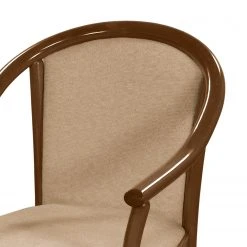 Velvet Studio Chaise à accoudoirs Rosita - Tissu / Hêtre massif - Camel / Noyer -Chaises Soldes 1000274324 210709 14175900203 DETAILS P000000001000274324