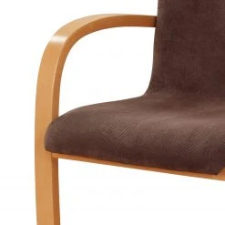 Norrwood Chaise à accoudoirs Rowena - Tissu / Hêtre massif - Tabac / Hêtre -Chaises Soldes 1000274335 210709 14180800261 DETAILS P000000001000274335