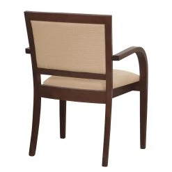 Norrwood Chaise à accoudoirs Prado - Tissu / Hêtre massif - Camel / Noyer -Chaises Soldes 1000274342 210709 14181200312 DETAILS P000000001000274342