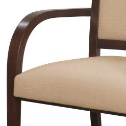 Norrwood Chaise à accoudoirs Prado - Tissu / Hêtre massif - Camel / Noyer -Chaises Soldes 1000274342 210709 14181200314 DETAILS P000000001000274342