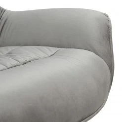 Ars manufacti Fauteuil relax Arca - Velours / Métal - Gris / Noir -Chaises Soldes 1000274878 220107 103355000159 DETAILS P000000001000274878