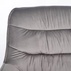 Ars manufacti Fauteuil relax Arca - Velours / Métal - Gris / Noir -Chaises Soldes 1000274878 220818 034 DETAILS P000000001000274878