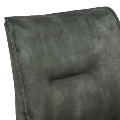 Loftscape Chaise à accoudoirs Betty - Velours / Métal - Gris vintage / Noir -Chaises Soldes 1000274879 220107 103356000158 DETAILS P000000001000274879