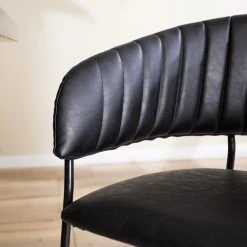 Ars manufacti Chaise à accoudoirs Acoma - Noir 21 Ars manufacti Chaise à accoudoirs Acoma - Noir -Chaises Soldes 1000274885 220519 030 DETAILS P000000001000274885