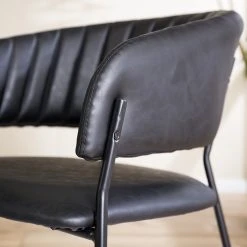 Ars manufacti Chaise à accoudoirs Acoma - Noir 22 Ars manufacti Chaise à accoudoirs Acoma - Noir -Chaises Soldes 1000274885 220519 031 DETAILS P000000001000274885