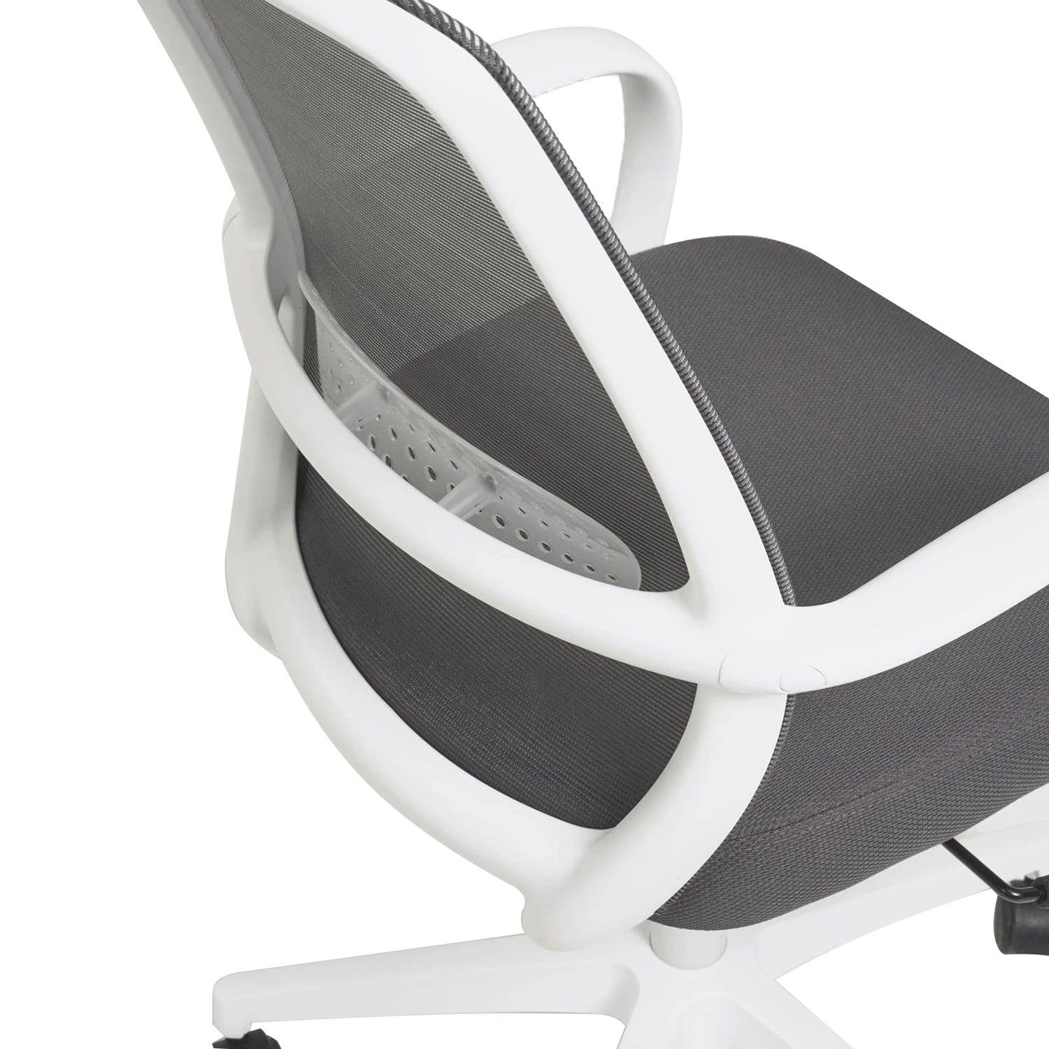 Fredriks Chaise de bureau Melby - Blanc gris 8 Fredriks Chaise de bureau Melby - Blanc gris – Image 6