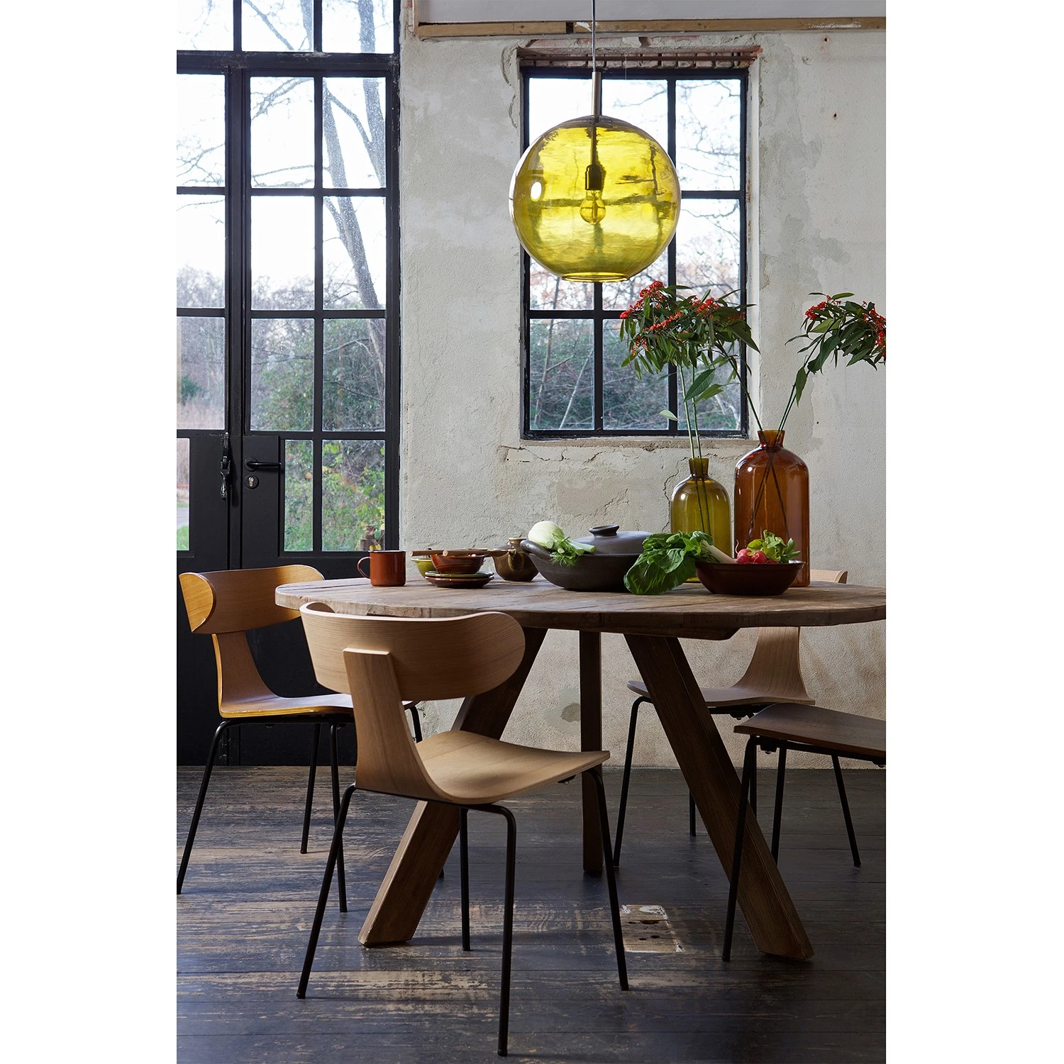 Red Living Chaises Canella (lot de 2) - Frêne foncé 5 Red Living Chaises Canella (lot de 2) - Frêne foncé – Image 3