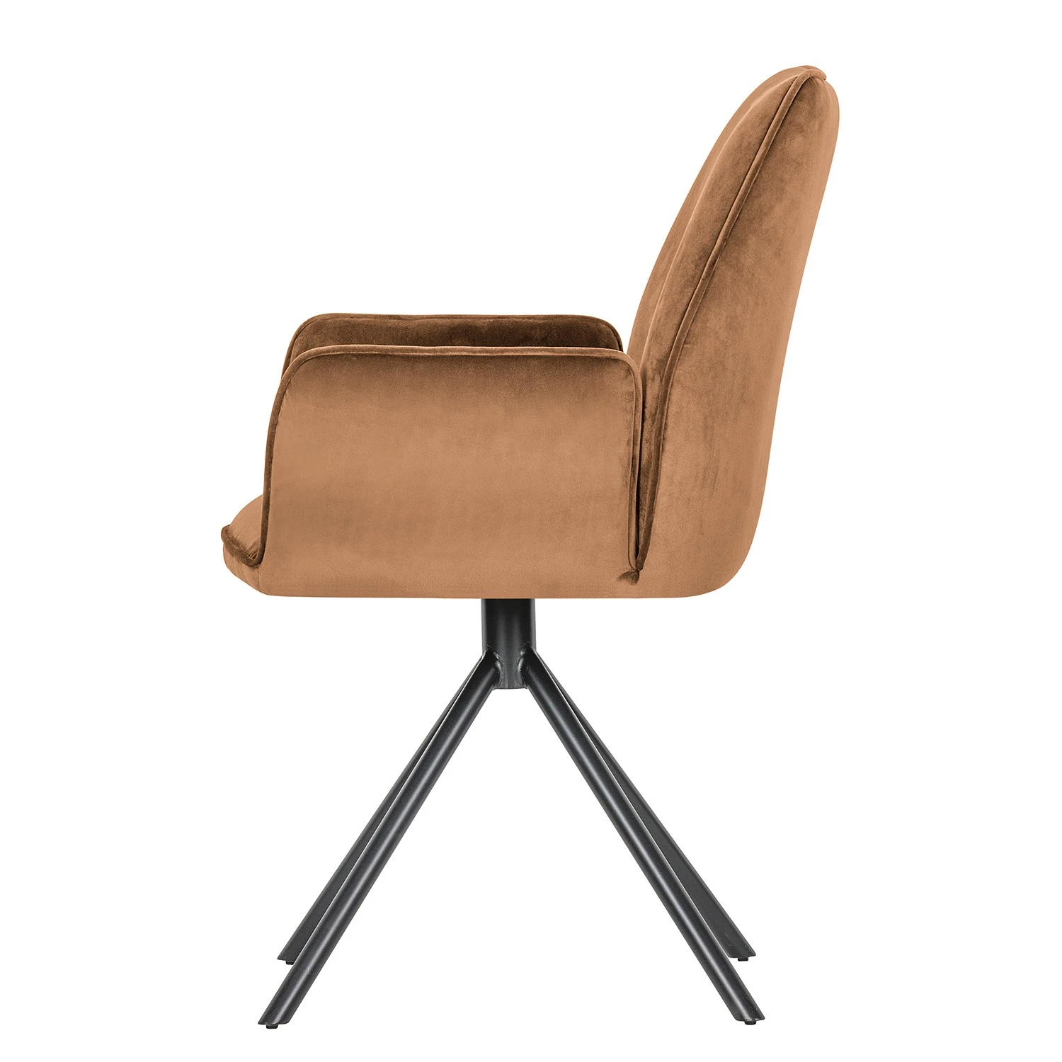 Red Living Chaises à accoudoirs Atina (lot de 2) - Marron clair 7 Red Living Chaises à accoudoirs Atina (lot de 2) - Marron clair – Image 5