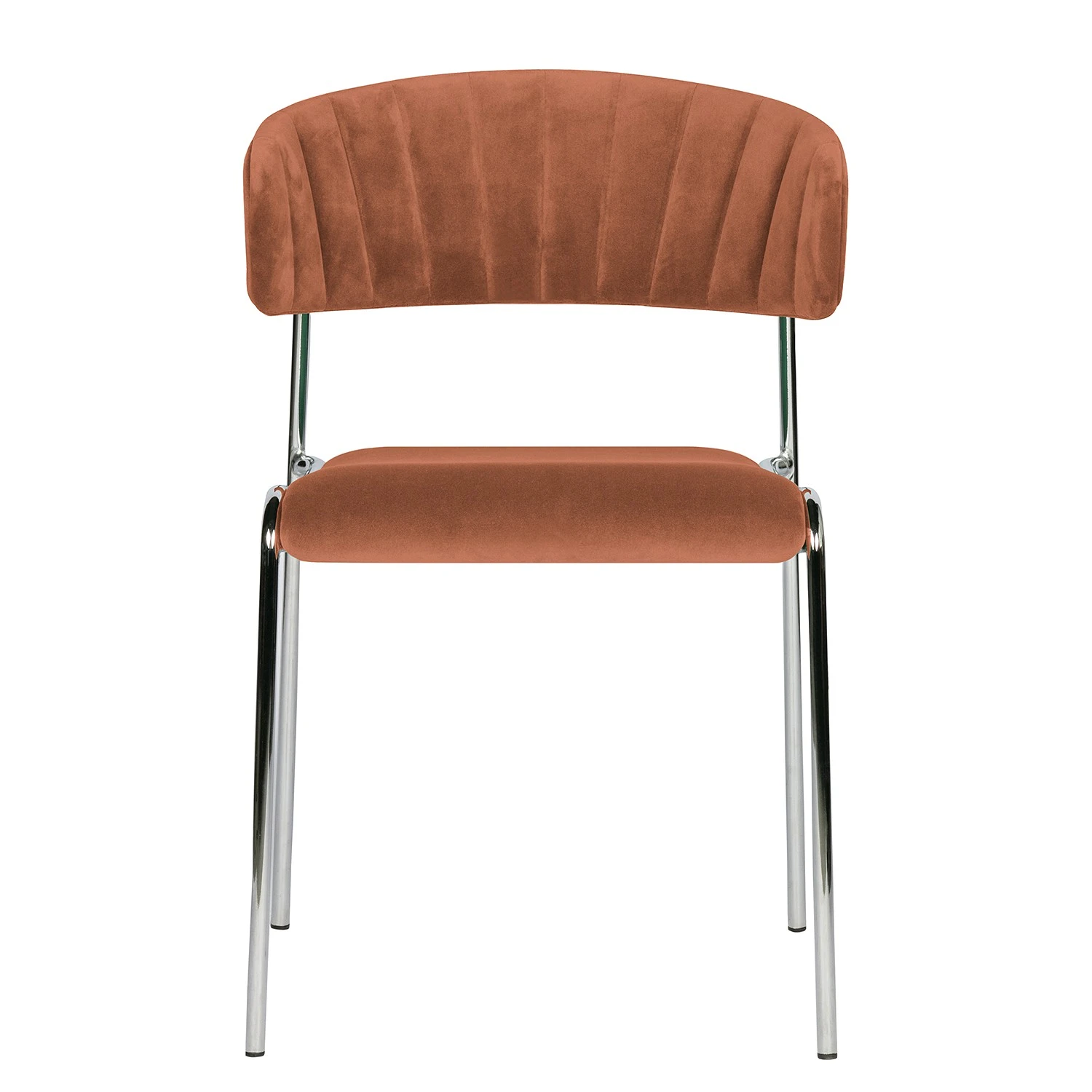 Red Living Chaises Biby (lot de 2) - Saumon 5 Red Living Chaises Biby (lot de 2) - Saumon – Image 3