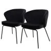 Red Living Chaises capitonnées Bird II (lot de 2) - Noir -Chaises Soldes 1000275340 210720 07374700013 IMAGE P000000001000275340