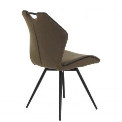 Red Living Chaise capitonnée Theres - Marron-noir - Lot de 2 -Chaises Soldes 1000275550 210622 10223700005 DETAILS P000000001000275550