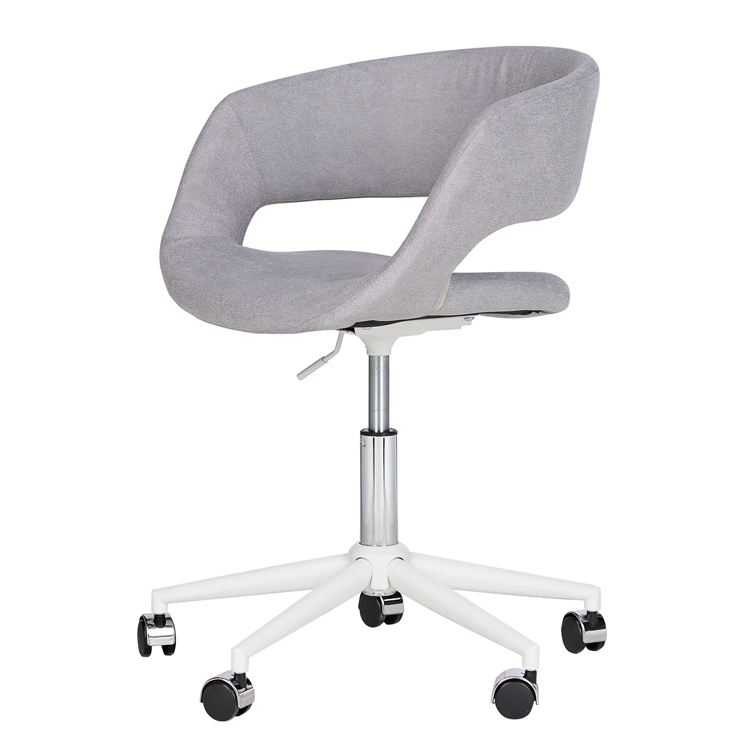 Mørteens Chaise de bureau Buggio II - Gris lumineux - Blanc 3 Mørteens Chaise de bureau Buggio II - Gris lumineux - Blanc