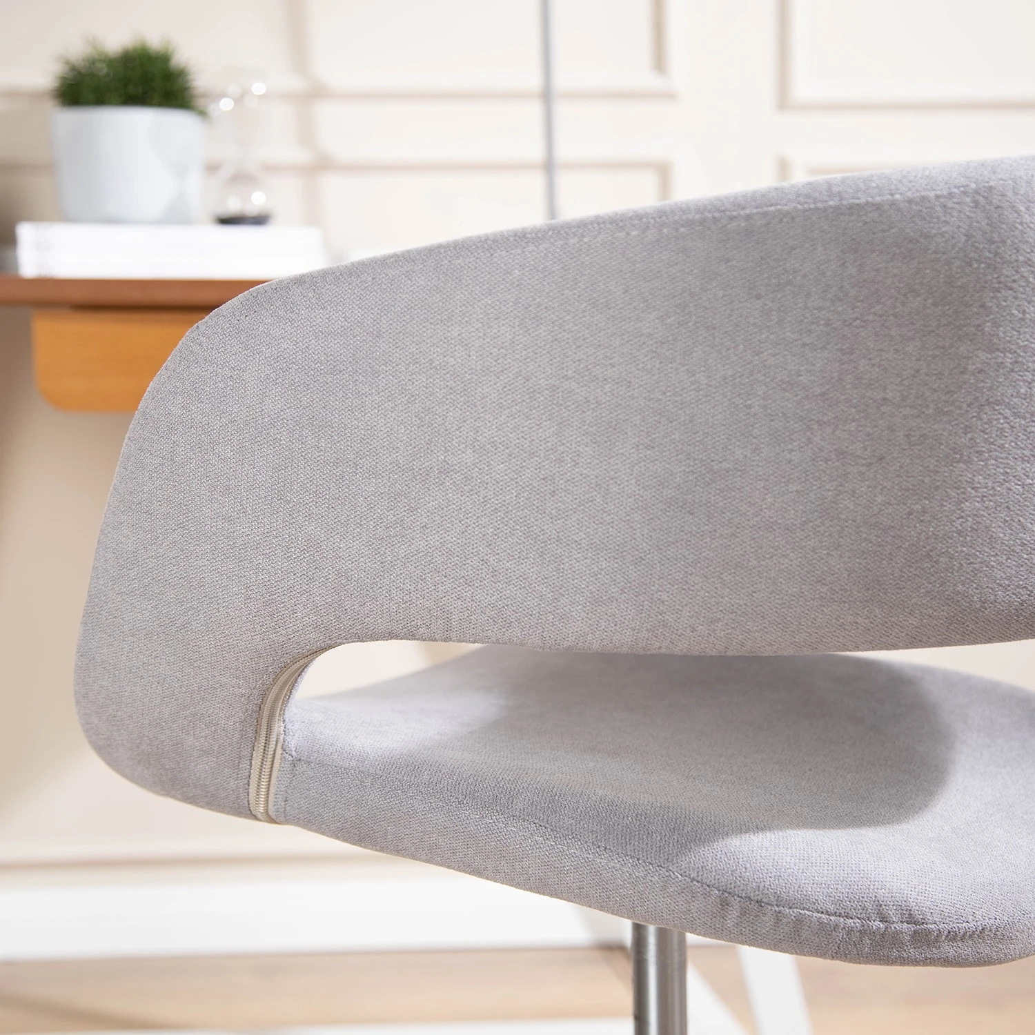 Mørteens Chaise de bureau Buggio II - Gris lumineux - Blanc 12 Mørteens Chaise de bureau Buggio II - Gris lumineux - Blanc – Image 10