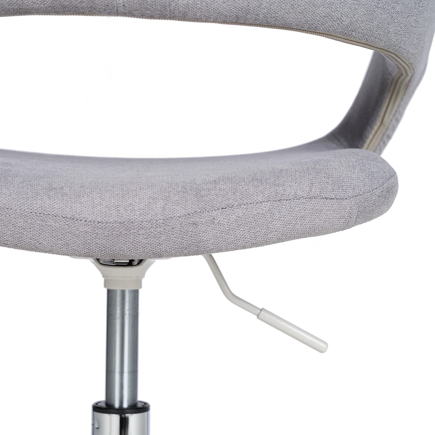 Mørteens Chaise de bureau Buggio II - Gris lumineux - Blanc 7 Mørteens Chaise de bureau Buggio II - Gris lumineux - Blanc – Image 5
