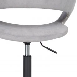 Mørteens Chaise de bureau Buggio II - Gris lumineux - Noir -Chaises Soldes 1000277877 220330 035 DETAILS P000000001000277877