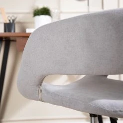 Mørteens Chaise de bureau Buggio II - Gris lumineux - Noir -Chaises Soldes 1000277877 220330 037 DETAILS P000000001000277877