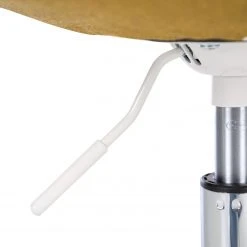 Mørteens Chaise pivotante Aledas - Tissu Cors: Jaune curry - Blanc -Chaises Soldes 1000277880 220330 100 DETAILS P000000001000277880