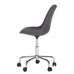 Mørteens Chaise pivotante Aledas II - Gris foncé - Chrome brillant -Chaises Soldes 1000277881 220325 035 DETAILS P000000001000277881