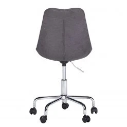 Mørteens Chaise pivotante Aledas II - Gris foncé - Chrome brillant -Chaises Soldes 1000277881 220325 040 DETAILS P000000001000277881