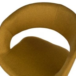 Mørteens Chaise de bureau Buggio - Tissu Cors: Jaune curry - Blanc -Chaises Soldes 1000277884 220330 033 DETAILS P000000001000277884