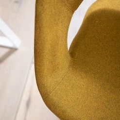 Mørteens Chaise de bureau Buggio - Tissu Cors: Jaune curry - Blanc -Chaises Soldes 1000277884 220330 039 DETAILS P000000001000277884