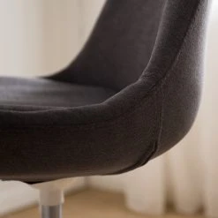 Mørteens Chaise pivotante Aledas II - Gris foncé - Blanc -Chaises Soldes 1000277902 220524 032 DETAILS P000000001000277902