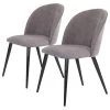 Chaises capitonnées Finnea (lot de 2) - Gris -Chaises Soldes 1000281518 210929 094146000011 IMAGE P000000001000281518