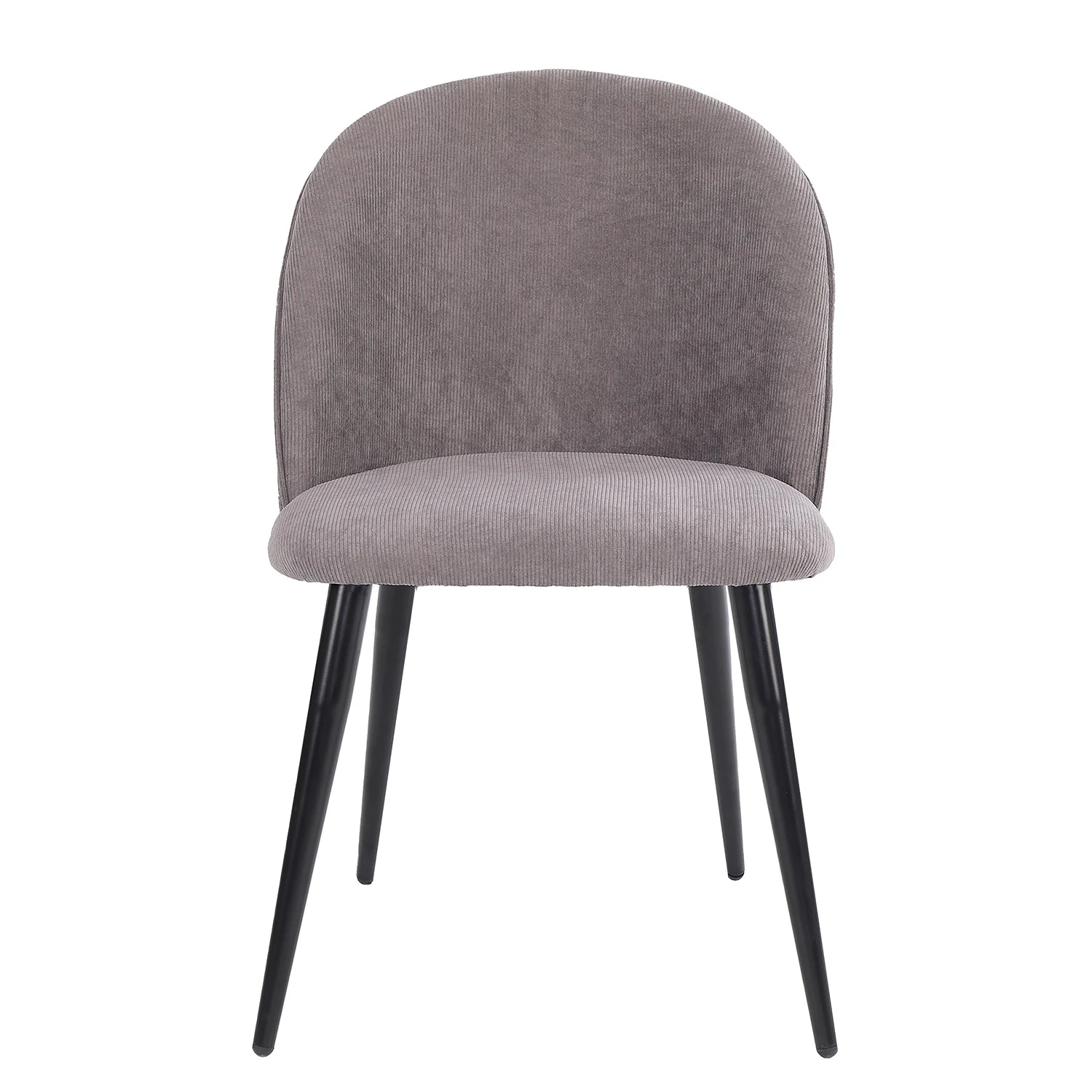 Chaises capitonnées Finnea (lot de 2) - Gris 4 Chaises capitonnées Finnea (lot de 2) - Gris – Image 2