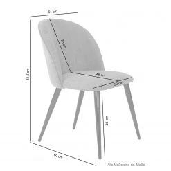 Chaises capitonnées Finnea (lot de 2) - Gris 19 Chaises capitonnées Finnea (lot de 2) - Gris -Chaises Soldes 1000281518 210929 094147000510 SKETCH DETAILS P000000001000281518 sketch