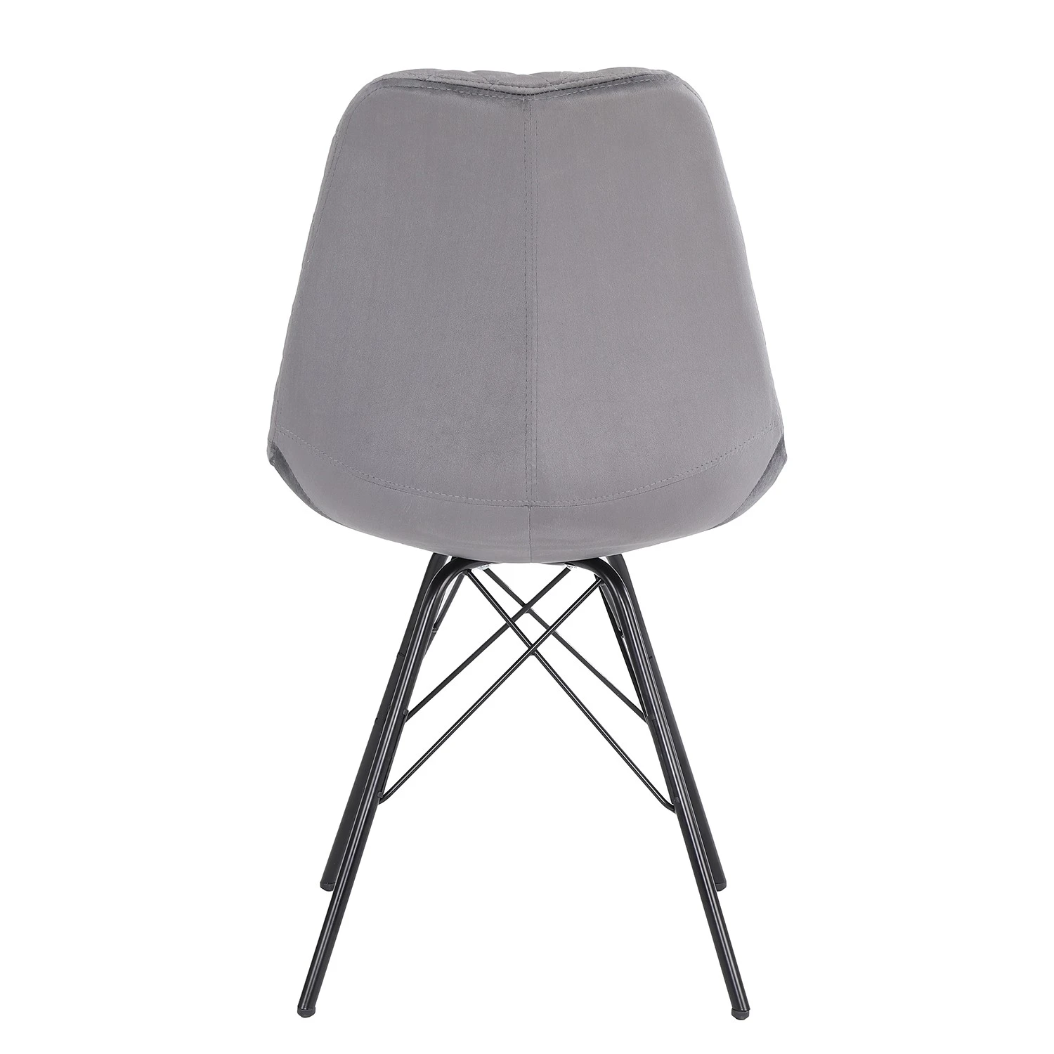 Loftscape Chaises capitonnées Flekke I (lot de 2) - Gris 7 Loftscape Chaises capitonnées Flekke I (lot de 2) - Gris – Image 5