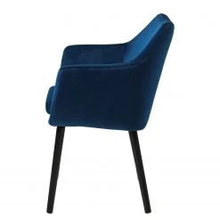 Mørteens Chaises à accoudoirs Nicholas V - Velours Kemi: Bleu foncé - Lot de 2 -Chaises Soldes 1000281668 210819 09163100024 DETAILS P000000001000281668