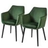Mørteens Chaises à accoudoirs Nicholas V - Velours Kemi: Vert foncé - Lot de 2 2 Mørteens Chaises à accoudoirs Nicholas V - Velours Kemi: Vert foncé - Lot de 2 -Chaises Soldes 1000281672 210820 14050900011 IMAGE P000000001000281672