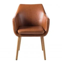 Mørteens Chaises à accoudoirs Nicholas XXL - Cuir synthétique Aken: Cognac vintage - Lot de 2 8 Mørteens Chaises à accoudoirs Nicholas XXL - Cuir synthétique Aken: Cognac vintage - Lot de 2 -Chaises Soldes 1000281702 210819 09182200053 DETAILS P000000001000281702
