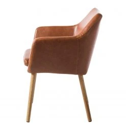 Mørteens Chaises à accoudoirs Nicholas XXL - Cuir synthétique Aken: Cognac vintage - Lot de 2 9 Mørteens Chaises à accoudoirs Nicholas XXL - Cuir synthétique Aken: Cognac vintage - Lot de 2 -Chaises Soldes 1000281702 210819 09182300054 DETAILS P000000001000281702